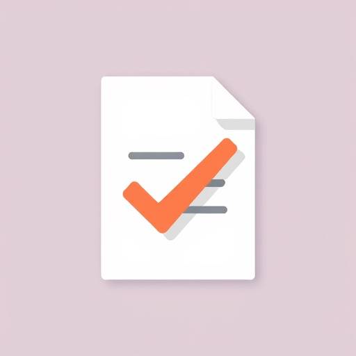 Terms and conditions icon depicting a document with a checkmark.